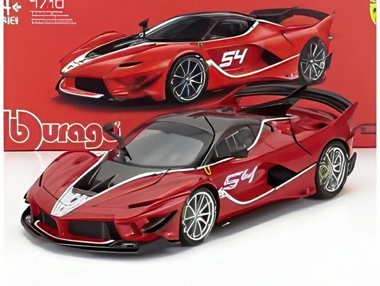 FERRARI FXX-K EVO N54 フィナーリモンディアーリ 2017 レッド グレーメタリック/ Bburago 1/18 シグネチャーシリーズミニカー