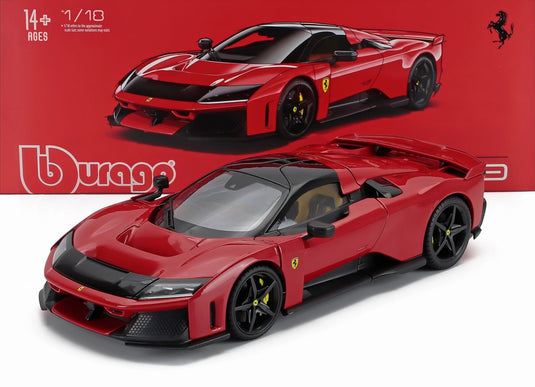 FERRARI F80 2024 ブラックホイール ロッソコルサ レッド/ Bburago 1/18 海外限定 シグネチャーシリーズミニカー