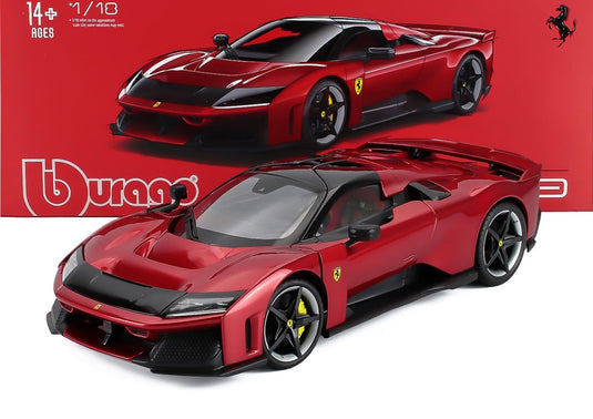 予約】再販FERRARI F80 2024 シルバーブラックホイール ロッソスーパー