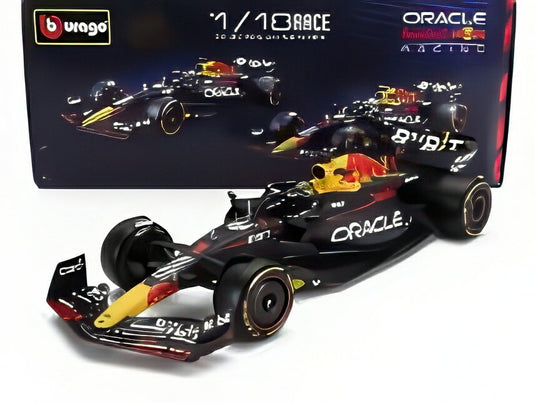 RED BULL F1 RB19 ORACLE RED BULL RACING No.1 2023 MAX VERSTAPPEN マットブルー/ Bburago 1/18 ミニカー
