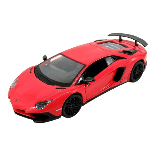 Lamborghiniランボルギーニ Aventadorアヴェンタドール LP750-4 SV スーパーヴェローチェ 2015 レッド / Bburago 1/24 ミニカー