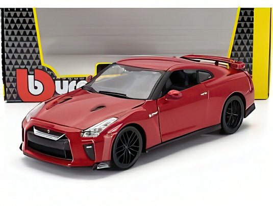 NISSAN GT-R (R35) クーペ 2017 レッド/ Bburago 1/24 ミニカー