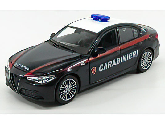 ALFA ROMEO GIULIA CARABINIERI 2015 BLUE WHITE/Bburago 1/24ミニカー