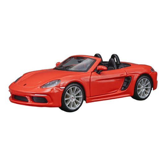Porscheポルシェ 718 Boxster ボクスター オレンジ ダイキャストモデル ミニカー /Bburago 1/24