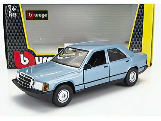 MERCEDES BENZ 190E 1984 DIAMOND BLUE/Bburago 1/24ミニカー