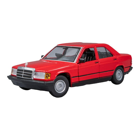 Mercedes-Benz メルセデスベンツ 190E 2.6 W201 1987 レッド ダイキャストモデル ミニカー /Bburago 1/24
