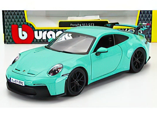 PORSCHE 911 992 GT3 COUPE 2021 MINT GREEN/Bburago 1/24ミニカー