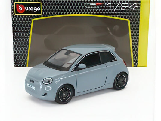 FIAT 500e フルエレクトリック 2021 ライトブルー/ Bburago 1/24 ミニカー