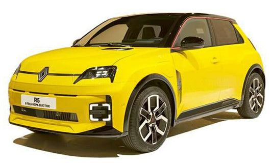 【予約】2026年発売予定RENAULT R5 ETECH 2024 ポップイエローブラック/ Bburago 1/24 ミニカー