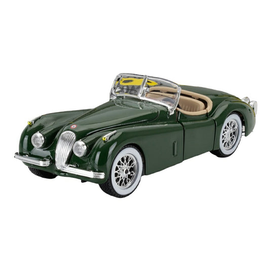 Jaguarジャガー XK120 カブリオレ 1951 グリーン / Bburago 1/24 ミニカー
