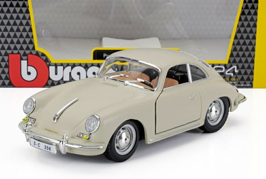 PORSCHE 356B クーペ 1961 ホワイト/ Bburago 1/24 模型