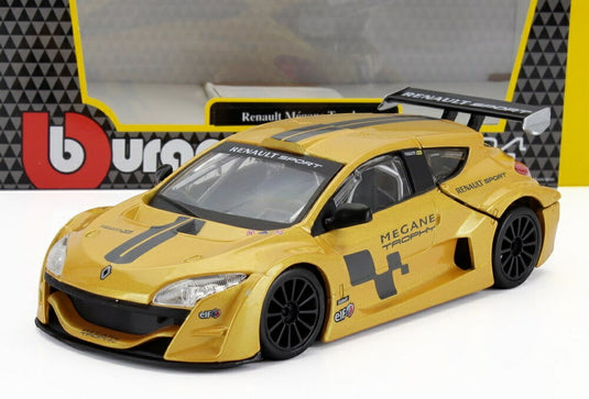RENAULT スポール メガーヌ トロフィー 2009 イエローメタリック/ Bburago 1/24 模型
