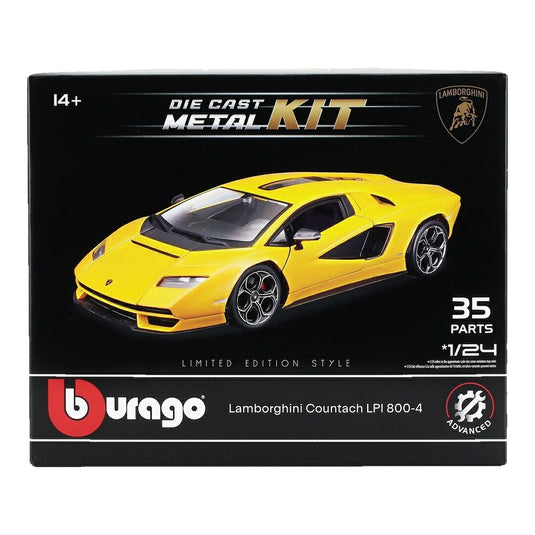 【予約】 Lamborghiniランボルギーニ Countachカウンタック LPI 800-4 2021 イエロー モデルキット / Bburago 1/24 ミニカー