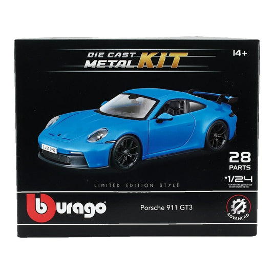 【予約】 Porscheポルシェ 911 992 GT3 クーペ 2022 ブルー 組み立てキット / Bburago 1/24 ミニカー