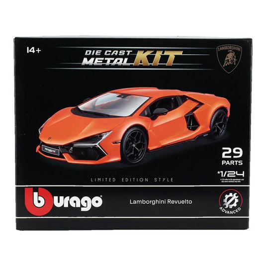 【予約】 Lamborghiniランボルギーニ Revueltoレヴエルト 2023 オレンジ 組み立てキット / Bburago 1/24 ミニカー