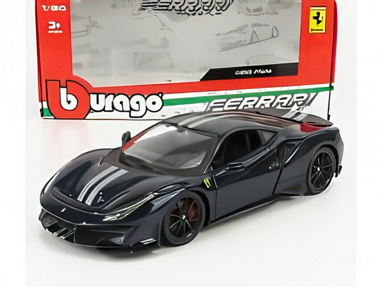 FERRARI 488 PISTA 2018 ブルー/ Bburago 1/24 ミニカー