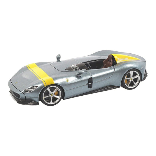 Ferrariフェラーリ Monza SP1 グレー/イエロー / Bburago 1/24 ミニカー