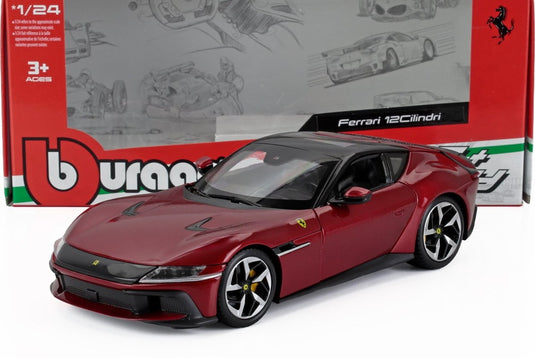 FERRARI 12CILINDRI V12 830cv 2024 レッド/ Bburago 1/24 ミニカー