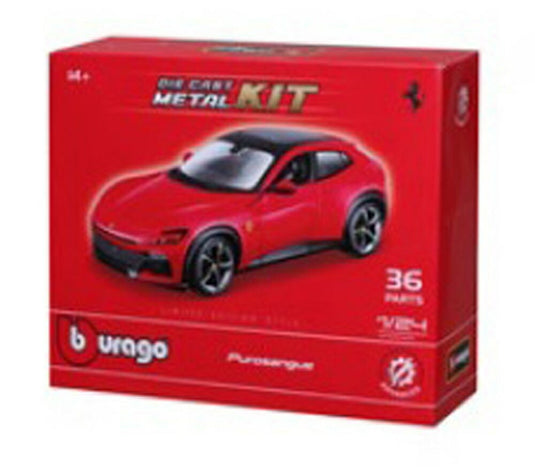 【予約】FERRARI PUROSANGUE SUV 2022 レッドブラック/ Bburago 1/24 モデルキットミニカー