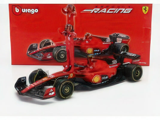 FERRARI F1 SF-23 N55 2023 C.サインツ レッド ブラック/ Bburago 1/24 ミニカー