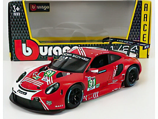 PORSCHE 911 991 2 RSR TEAM PORSCHE GT N 91 24h LE MANS 2020 R.LIETZ G.BRUNI F.MAKOWIECKI RED WHITE/Bburago 1/24ミニカー