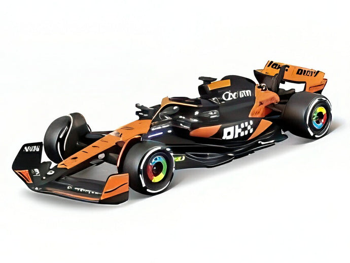 【予約】McLAREN F1 MCL38 TEAM McLAREN #81 マイアミGP 2024 オスカー・ピアストリ ドライバー＆ショーケース付き オレンジ/ブラック/ Bburago 1/24 ミニカー