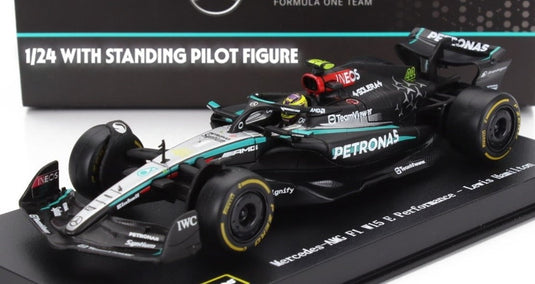 【予約】2026年発売予定MERCEDES GP F1 W15 EQ 2024 ルイスハミルトン N44 ブラックシルバーグリーン/ Bburago 1/24 ミニカー