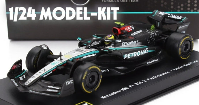 【予約】2026年発売予定MERCEDES GP F1 W15 EQ PERFORMANCE TEAM AMG PETRONAS MOTORSPORT #44 2024シーズン ルイス・ハミルトン ブラック/シルバー/グリーン モデルキット プラモデル/ Bburago 1/24 ミニカー