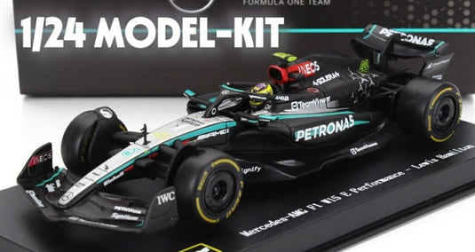 【予約】2026年発売予定MERCEDES GP F1 W15 EQ PERFORMANCE TEAM AMG PETRONAS MOTORSPORT #44 2024シーズン ルイス・ハミルトン ブラック/シルバー/グリーン モデルキット プラモデル/ Bburago 1/24 ミニカー