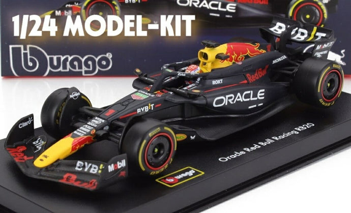 【予約】RED BULL F1 RB20 TEAM ORACLE RED BULL RACING #1 ワールドチャンピオン 2024シーズン マックス・フェルスタッペン ブルー/イエロー/レッド モデルキット プラモデル/ Bburago 1/24 ミニカー