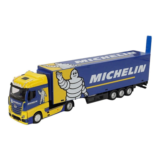 MERCEDES BENZ- ACTROS 2 GIGASPACE TRUCK CASSONATO MICHELIN 2019 - BLUE YELLOW