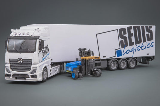 Mercedes-Benzメルセデスベンツ Actros アクトロス Sedis Logistics セミトレーラー ダイキャストモデル ミニカー /Bburago 1/43