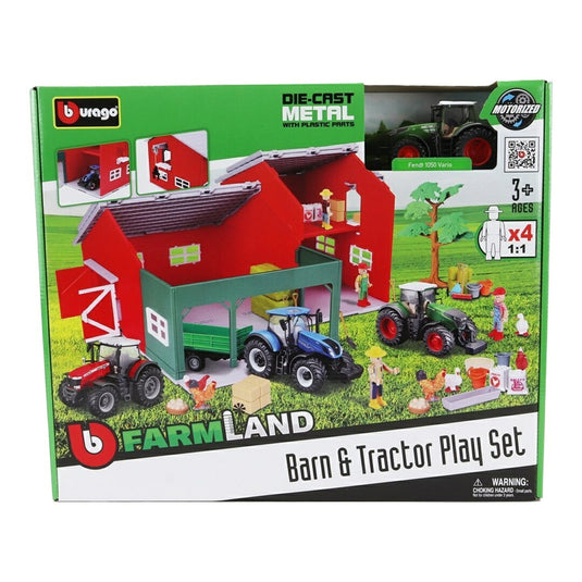 Fendtフェンド 1050 Vario トラクター ファームバーン プレイセット グリーン FARM TOYS / Bburago 1/50 ミニカー 農機模型