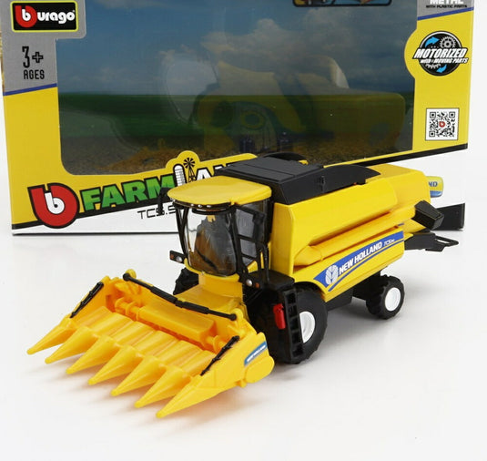 NEW HOLLAND コンバイン ハーベスター 2020 イエロー グレー/ Bburago 1/50 農業機械模型