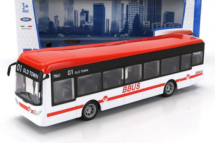 AUTOBUS BBUS N 01 OLD TOWN ホワイト レッド/ Bburago 1/50 模型
