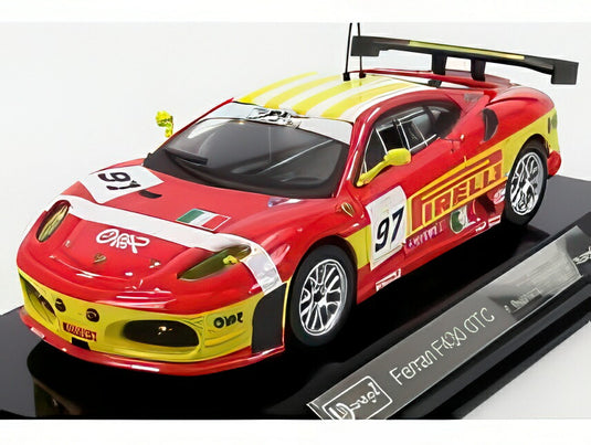 FERRARI F430GT N97 2位 ルマン24時間 LMGT2 2008 レッド イエロー/ Bburago 1/43 ミニカー