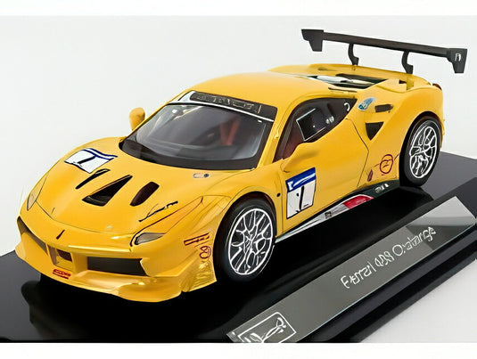 FERRARI 488 CHALLENGE N1 2016 イエロー/ Bburago 1/43 ミニカー