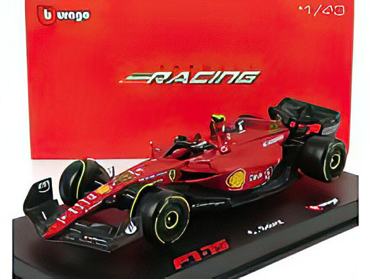 FERRARI F1 75 SCUDERIA FERRARI N 55 SEASON 2022 CARLOS SAINZ EXCLUSIVE CARMODEL RED/Bburago 1/43ミニカー シグネチャーシリーズ