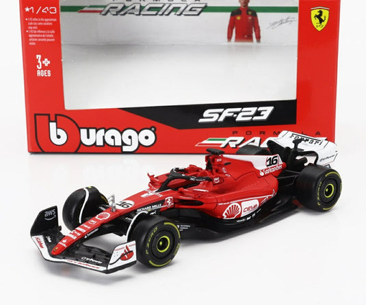フェラーリ F1 SF23 スクーデリア・フェラーリ N 16 2023年ラスベガスUSA GP 2位 シャルル・ルクレール レッド ホワイト ブラック 海外限定/ Bburago 1/43 ミニカー