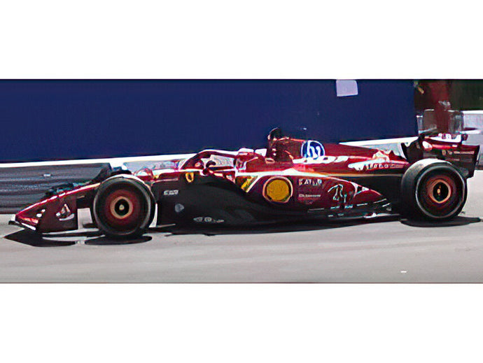 【予約】2025年発売予定FERRARI F1 SF 24 TEAM SCUDERIA FERRARI N 16 WINNER MONACO GP 2024 CHARLES LECLERCフィギュア付き RED BLACK/Bburago 1/43ミニカー シグネチャーシリーズ