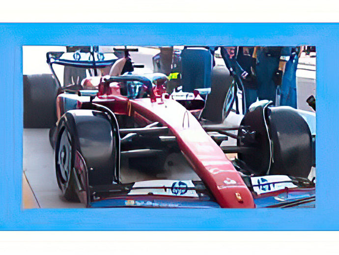 【予約】2025年発売予定FERRARI F1 SF 24 TEAM SCUDERIA FERRARI N 16 3rd MIAMI GP 2024 CHARLES LECLERCフィギュア付き RED LIGHT BLUE/Bburago 1/43ミニカー シグネチャーシリーズ