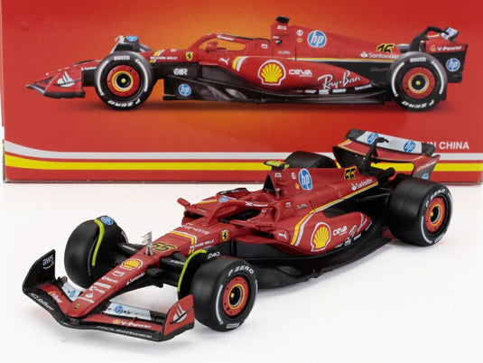 FERRARI F1 SF-24 チーム スクーデリア フェラーリ N 55 モンツァGP 4位 2024 C.サインツ レッド ホワイト ブラック/ Bburago 1/43 海外限定模型