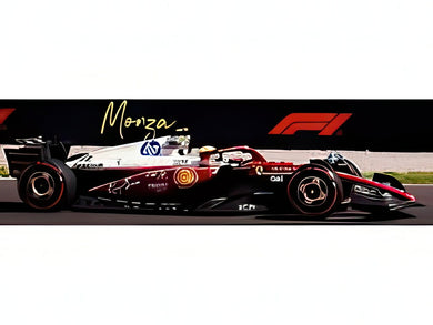 【予約】2026年発売予定FERRARI F1 SF-25 No.44 モンツァGP 2025 L.HAMILTON 50周年記念 レッド/ホワイト (ドライバー/ショーケース付)/ Bburago 1/43 海外限定 シグネチャーシリーズミニカー