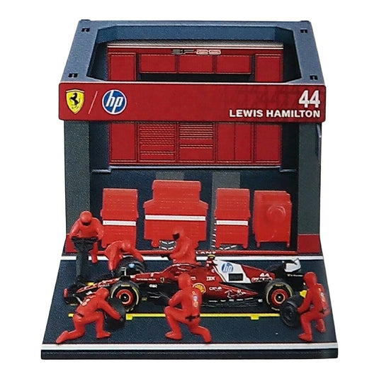 Ferrariフェラーリ F1 SF-25 ピットストップジオラマ