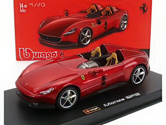 FERRARI モンツァ SP2 2018 レッドメタリック 限定モデル/ Bburago 1/43 シグネチャー海外限定ミニカー