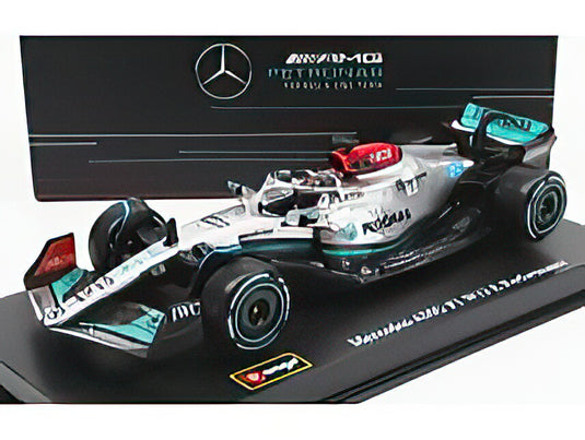 MERCEDES GP F1 W13E TEAM MERCEDES AMG PETRONAS F1 N 63 SEASON 2022 GEORGE RUSSELL SILVER GREEN/Bburago 1/43ミニカー シグネチャーシリーズ