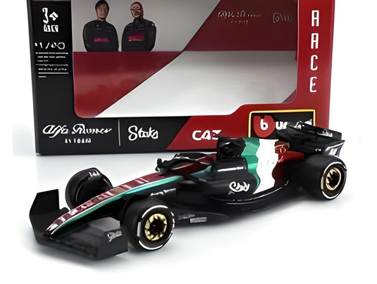 ALFA ROMEO - F1 C43 TEAM STAKE N 77 MONZA ITALY GP 2023 VALTTERI BOTTAS - BLACK RED WHITE GREEN 海外限定 /Bburago 1/43ミニカー