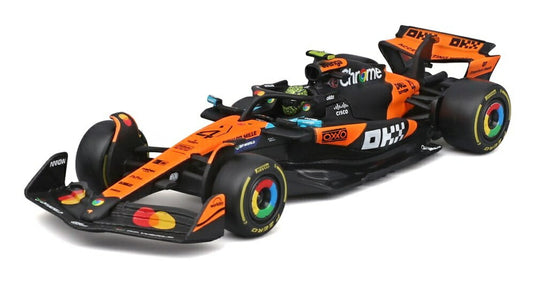 【予約】McLAREN F1 MCL39 2025 ランドノリス N4 オレンジブラック/ Bburago 1/43 シグネチャーシリーズミニカー