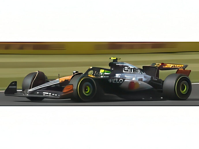 【予約】12月以降発売予定McLAREN F1 MCL39 チームマクラーレン N4 優勝 イギリスGP 2025 L.ノリス パイロット&ショーケース付 オレンジクロームブラック/ Bburago 1/43 海外限定ミニカー
