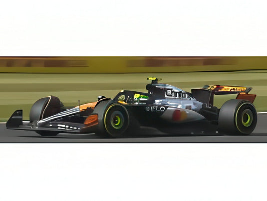 【予約】12月以降発売予定McLAREN F1 MCL39 チームマクラーレン N4 優勝 イギリスGP 2025 L.ノリス パイロット&ショーケース付 オレンジクロームブラック/ Bburago 1/43 海外限定ミニカー